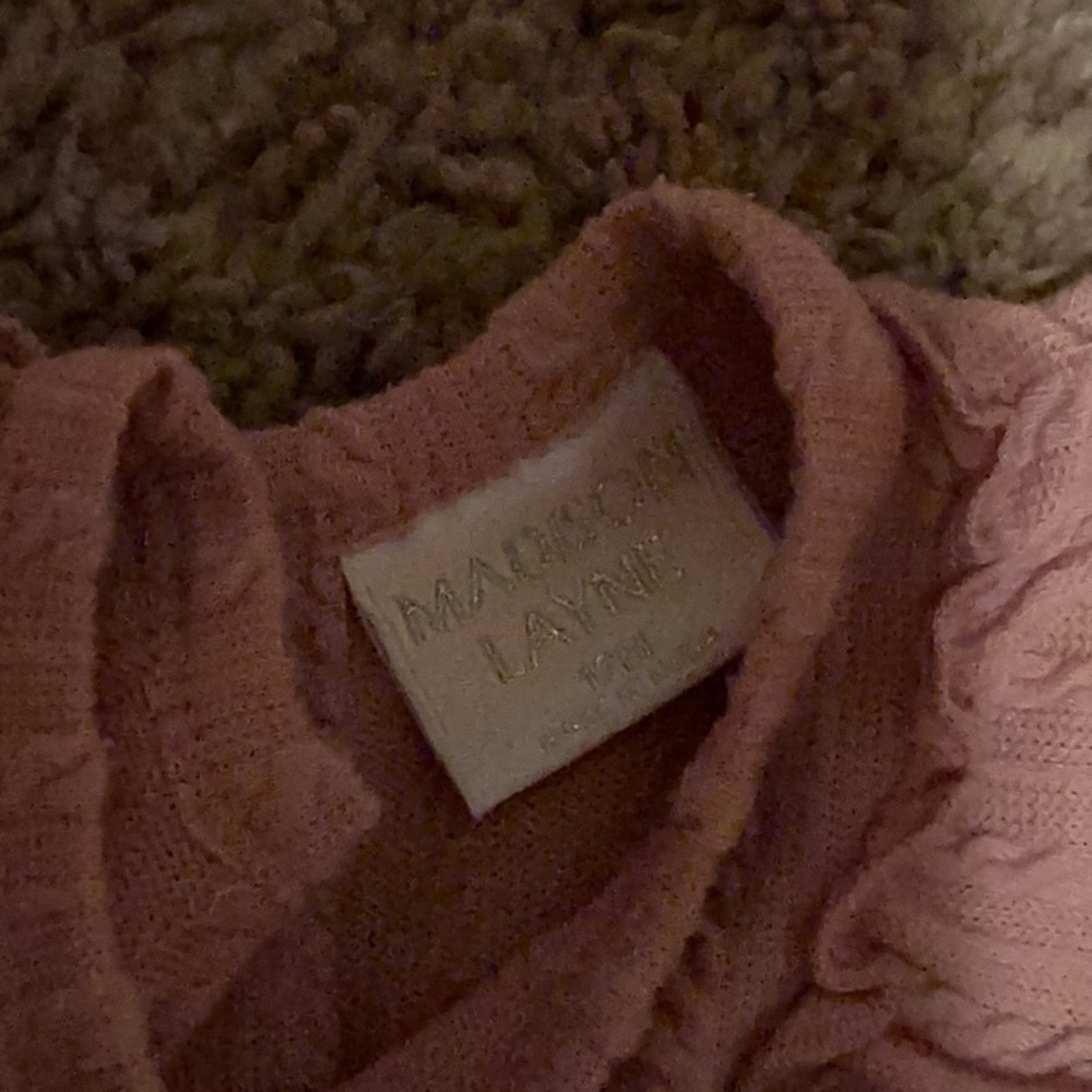 Madewell Pink Ruffled Top - Picture 2 of 2